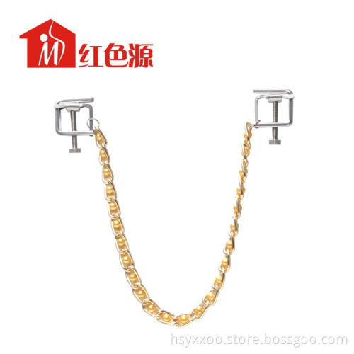 Nipple Clip Sexy Couple Flirting Toy Chain Clamp Funny Love Fetish Bondage